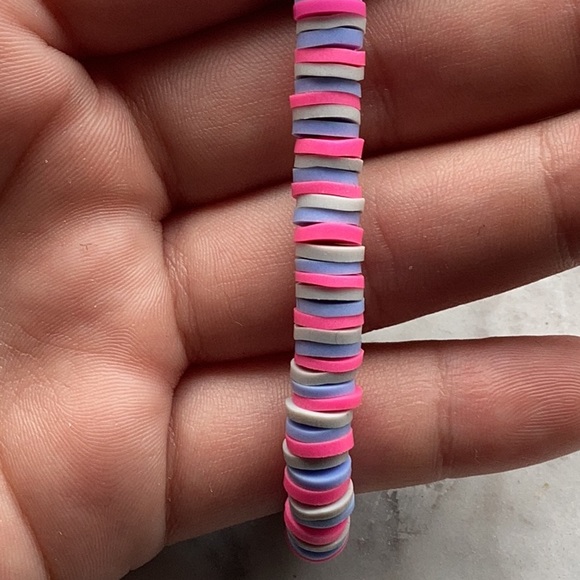 Pink gray purpleish bracelet - Picture 2 of 4